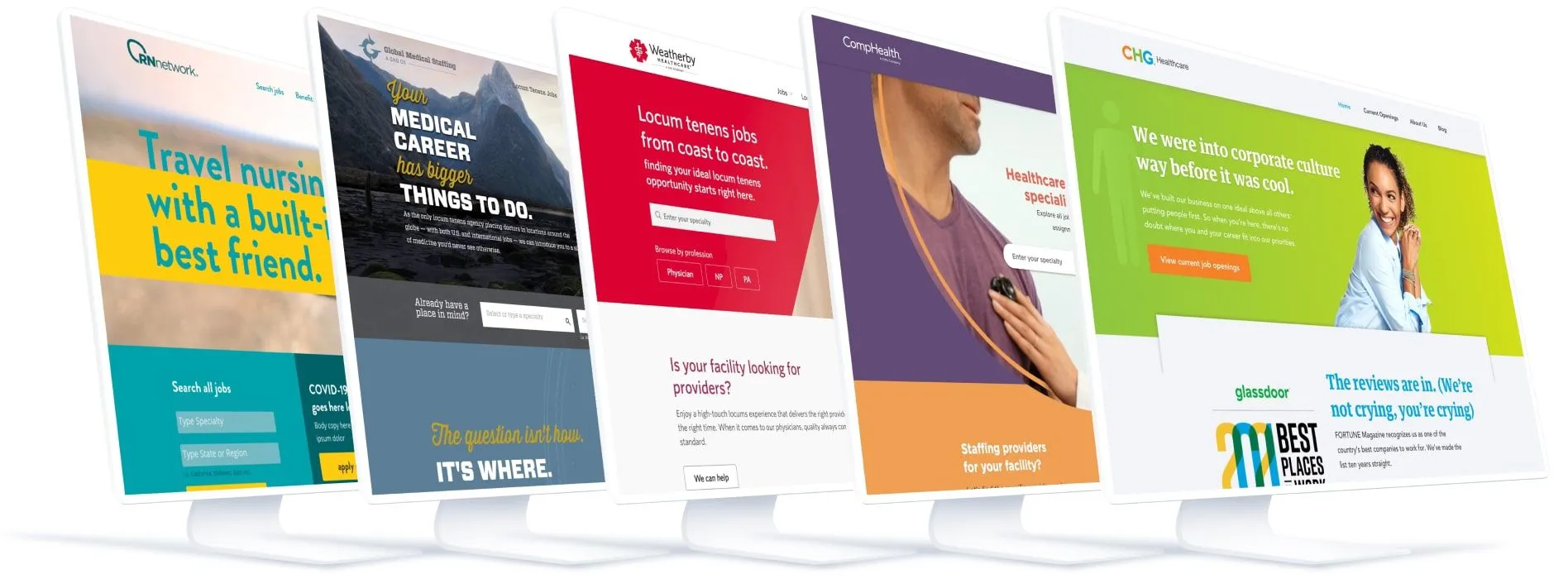 CHG Healthcare Marketing design, image 01