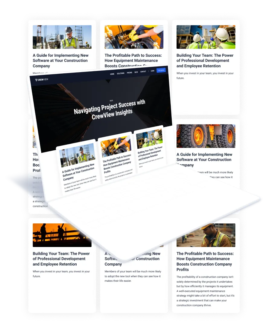 CrewView Marketing Site design, image 06
