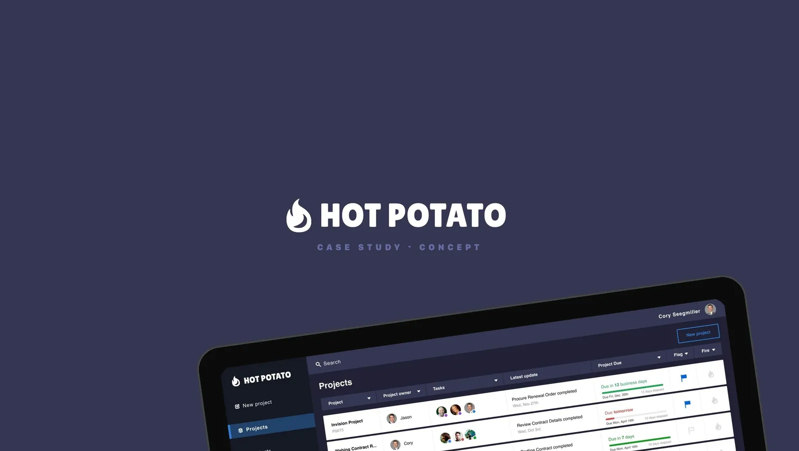 Startup concept case study cover